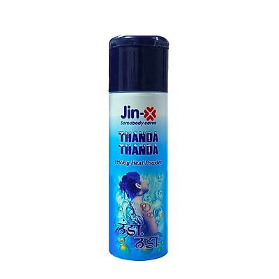 JIN-X JINX Thanda Thanda Prickly Heat Powder (Regular) 100gm