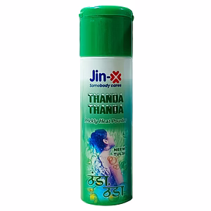 JIN-X Thanda Thanda Prickly Heat Powder (Neem Tulsi) 150gm