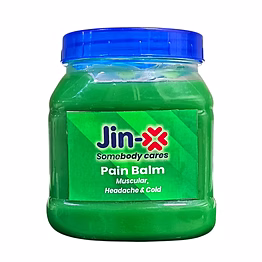 jinx jin-x green pain balm for muscular pain relief 500gm (value pack)