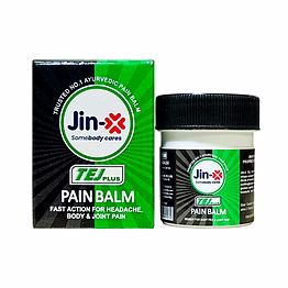jinx jin-x tej plus ayurvedic pain balm – strong & effective pain relief