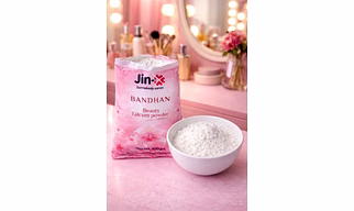 JIN-X Bandhan Natural Glow Face Powder Bake & Finish Translucent Powder - 400g