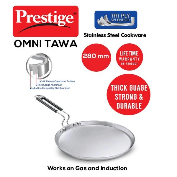 Tri Ply Splendor Omni Tawa, 280mm-37433