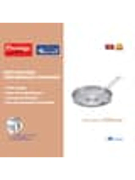 TriPly Spledor Fry Pan without Lid, 220 mm, 1.2 Litre-1
