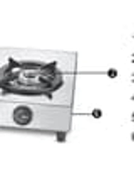Prestige Fame Stainless Steel Gas Stove-1
