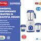 Supreme 3 Jar Mixer Grinder, 550W-1