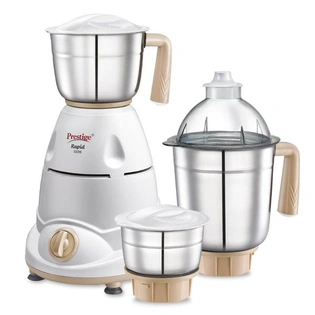Rapid 550 W Mixer Grinder, with 3 Stainless steel Jars