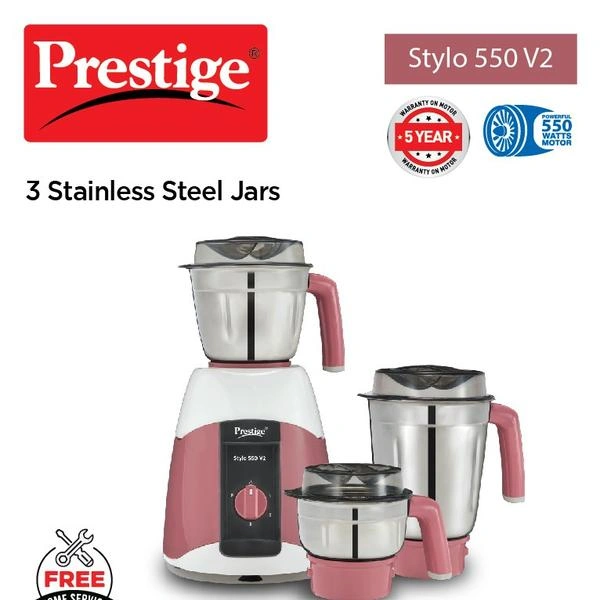 Stylo 550 W Mixer Grinder V2-42503