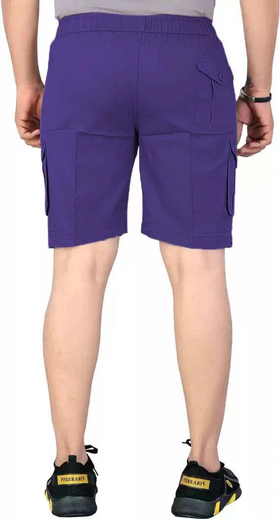 MENS HALF SHORTS PURPLE-34-Purple-1