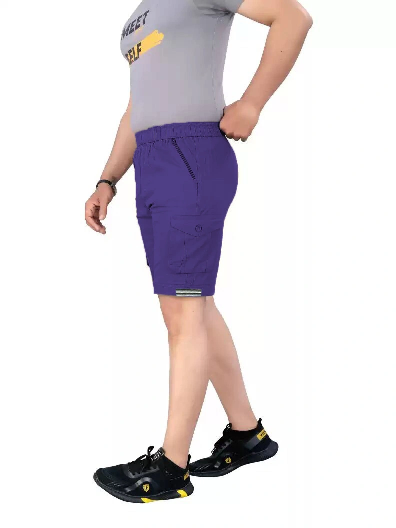 MENS HALF SHORTS PURPLE-34-Purple-3