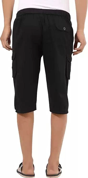 MENS SHORTS BLACK-Black-1