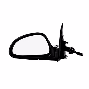 RMC Car Side Mirror Suitable for Alto 800 with lever (2012-2020) (ABS & Glass) |Manually operated | (Black)