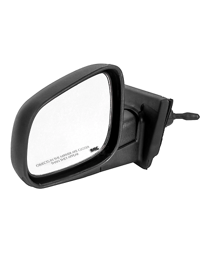 RMC Car side mirror suitable for Beat with lever (2010-2017) (ABS &amp; Glass) | Non Auto Fold | manually operated (Black)-LEFT SIDE (PASSENGER SIDE)-LEFT SIDE (PASSENGER SIDE)-3