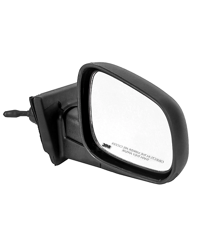 RMC Car side mirror suitable for Beat with lever (2010-2017) (ABS &amp; Glass) | Non Auto Fold | manually operated (Black)-Right side (Driver side)-2