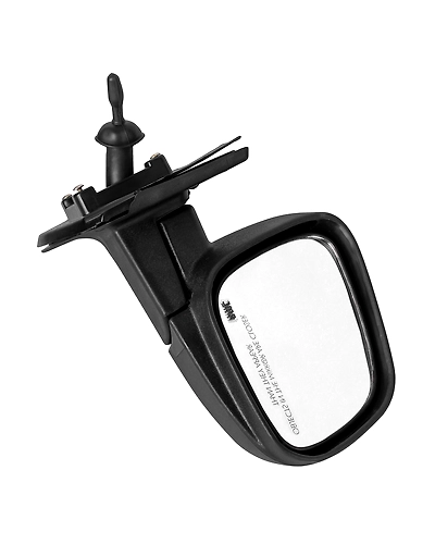 RMC Car side mirror suitable for Beat with lever (2010-2017) (ABS &amp; Glass) | Non Auto Fold | manually operated (Black)-Right side (Driver side)-3
