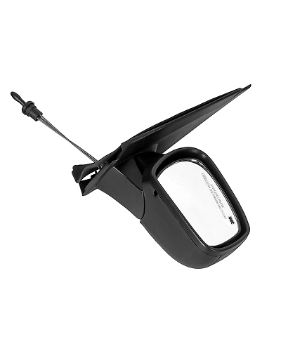RMC Car side mirror suitable for Figo with lever (2010-2015) (ABS &amp; Glass) | Non Auto Fold | manually operated (Black)-Right side (Driver side)-3