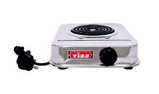VIDS 2000 Watt Coil Electric Stove | G Coil Hot Plate 2000 watt | Electric Cooking Heater | Induction Cooktop (Stainless Steel Body)