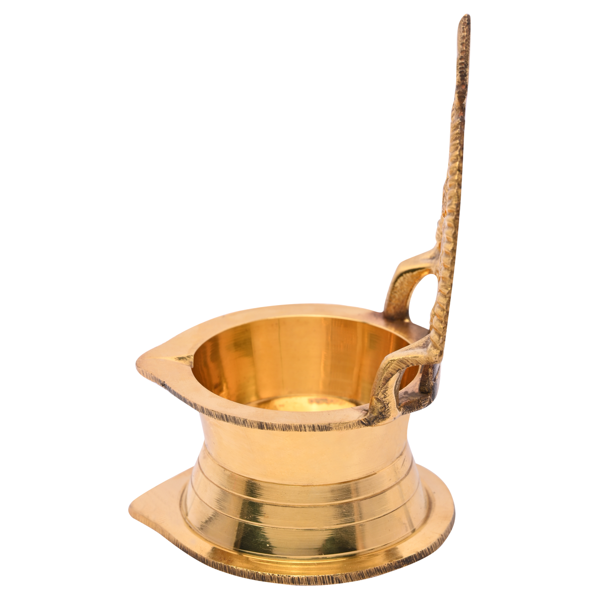 Pure Brass Kamakshi Deepa Big Size | Kamatchi vilakku | Kamakshi Devi Oil Lamp (12 cm Long) (4)-6