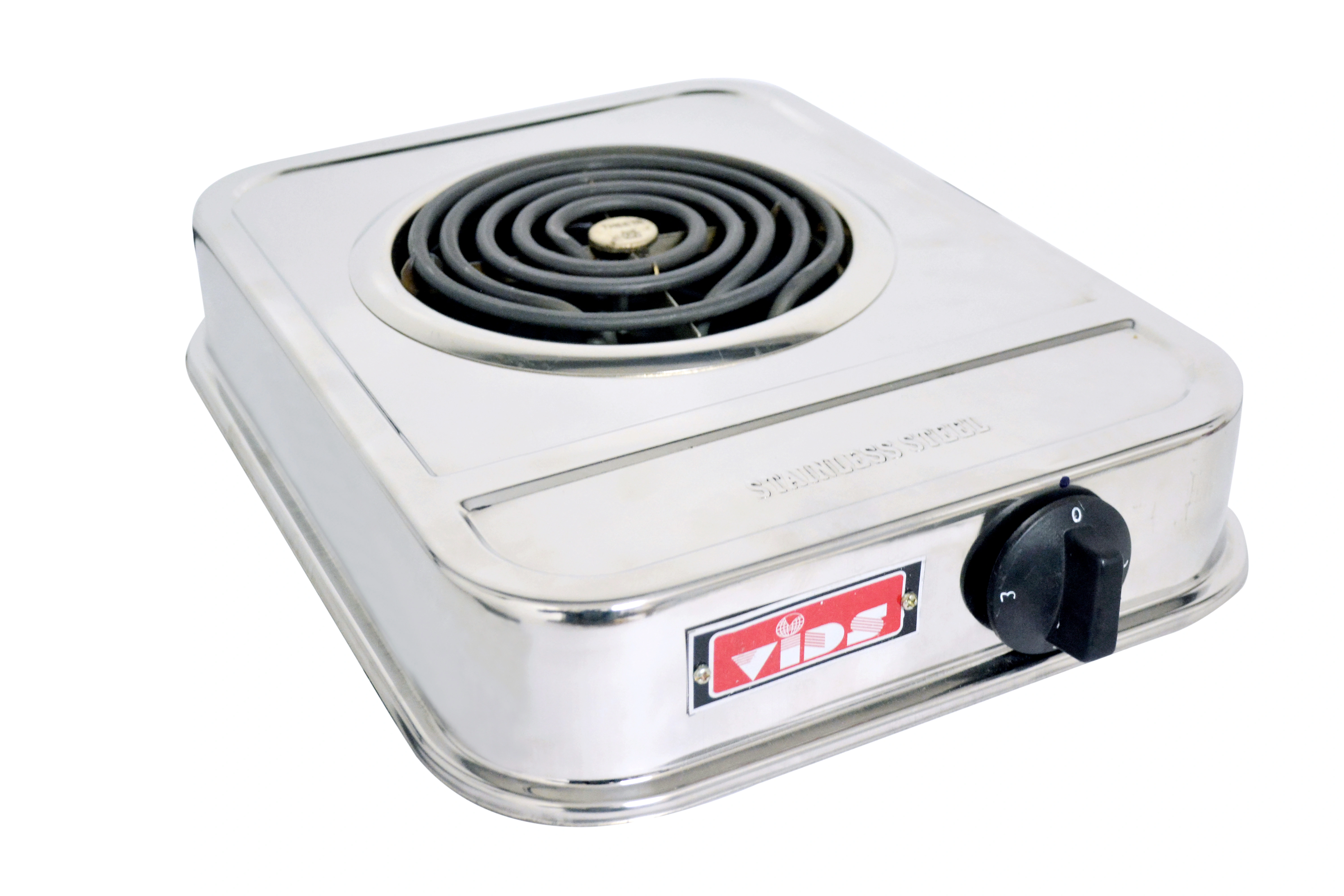 VIDS 2000 Watt Coil Electric Stove | G Coil Hot Plate 2000 watt | Electric Cooking Heater | Induction Cooktop (Stainless Steel Body)-Stainless Steel-2000-6