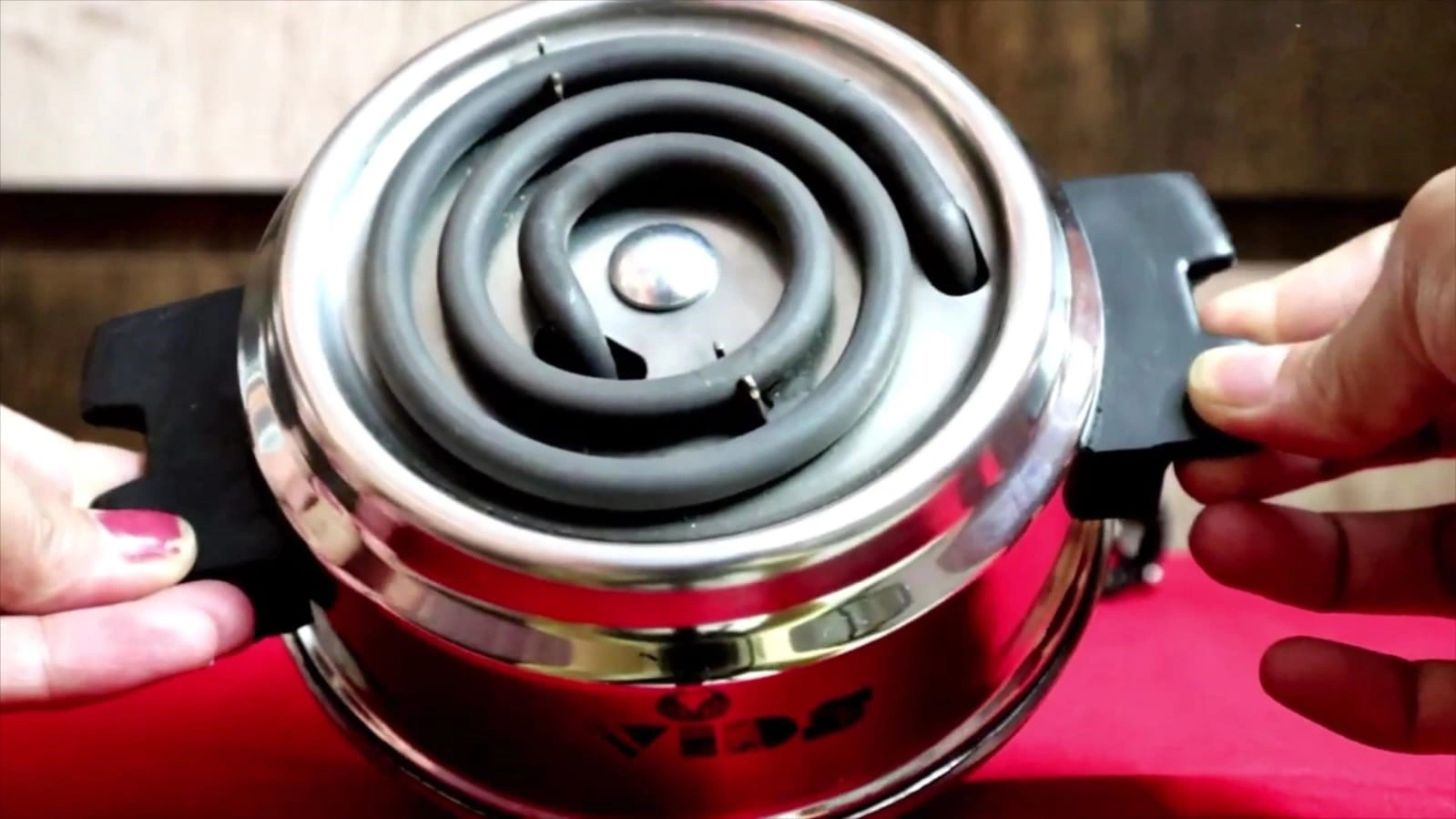 VIDS Coil electric stove 500 watt (Small/Portable) | Electric Cooking Heater | G Coil Hot Plate-3