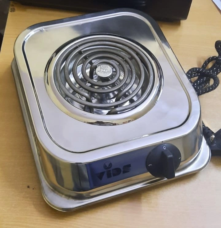 VIDS 1250 Watt Coil Electric Stove (SS) | G Coil Hot plate 1250 watt | Electric Cooking Heater (Stainless Steel body)-4