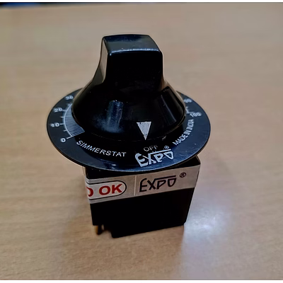 expo simmerstat energy regulator (0-100 degree) | infinite switch expo (15 amp, 220-250v ac)