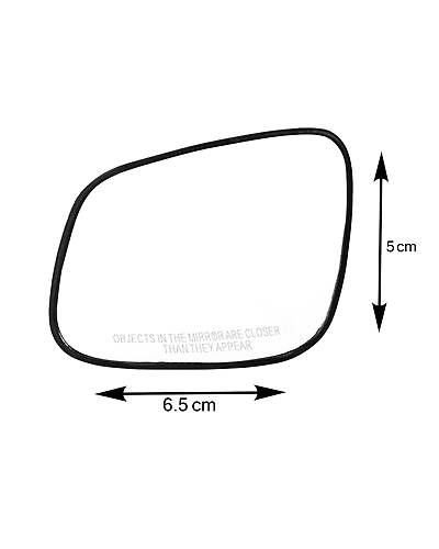 RMC Car Side Mirror Glass Plate (Sub Mirror Plate) suitable for Chevrolet Beat-Left Side (Passanger Side)-2