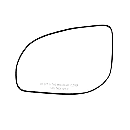 RMC Car Side Mirror Glass/Sub Mirror Plates suitable for Hyundai I 20
