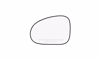 RMC Car side mirror glass plate (Sub mirror plate) suitable for Chevrolet Spark (2007-2015)