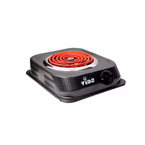 VIDS 1250 Watt Coil Electric Stove/Open Coil Stove/Electric Cooking Heater (1 Burner) (Mild Steel body) (Dark Grey), Medium