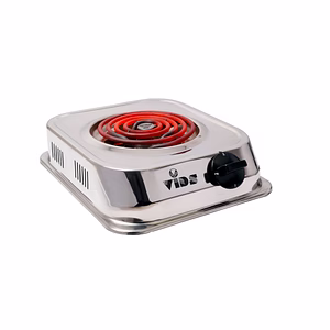 Vids 1250 Watt Coil Electric Stove (Stainless Steel) | G coil hot plate | Electric cooking heater (1 Burner)