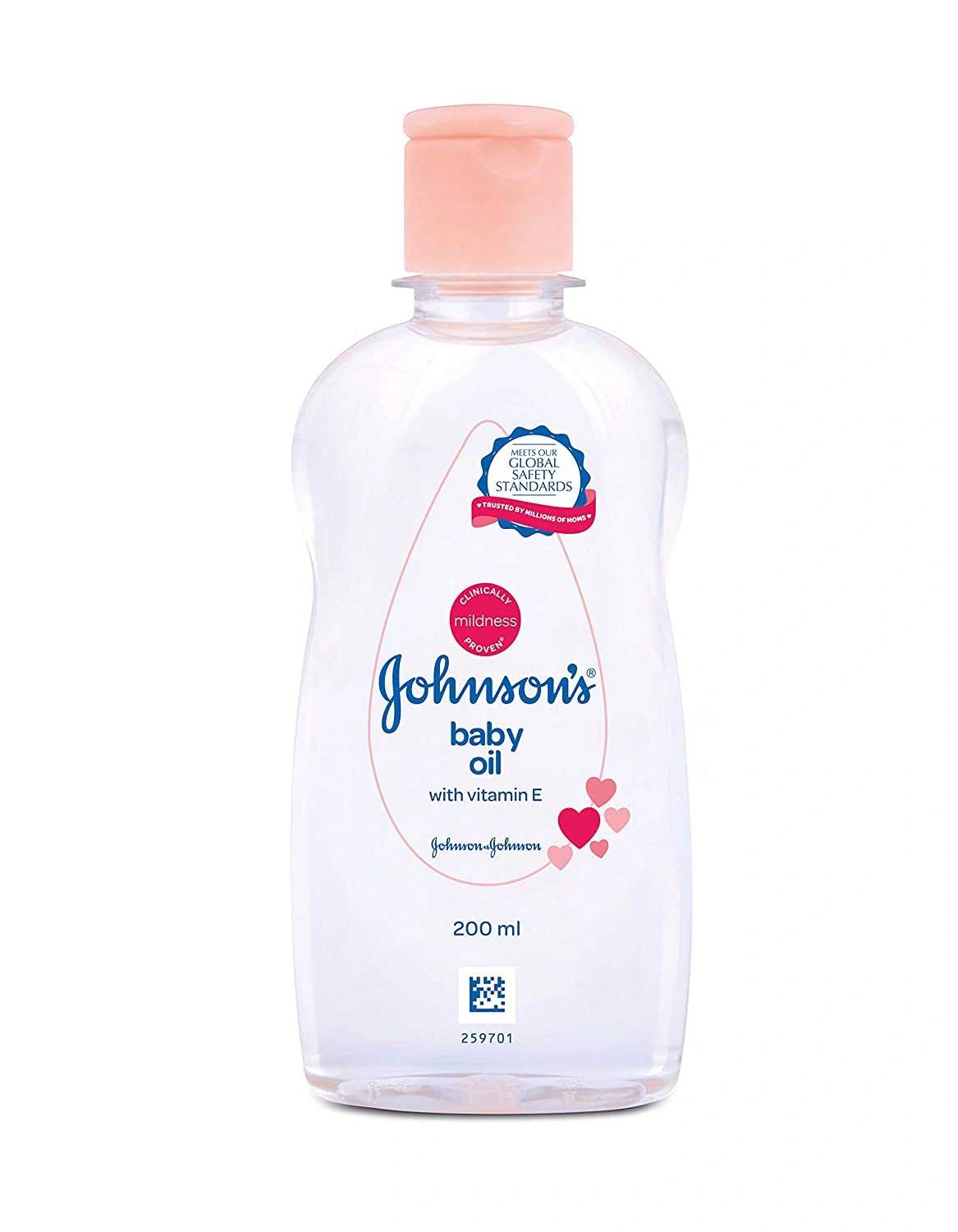 Johnson's Baby Oil, Non-Sticky for easy spread and massage, 200ml-sku-1016