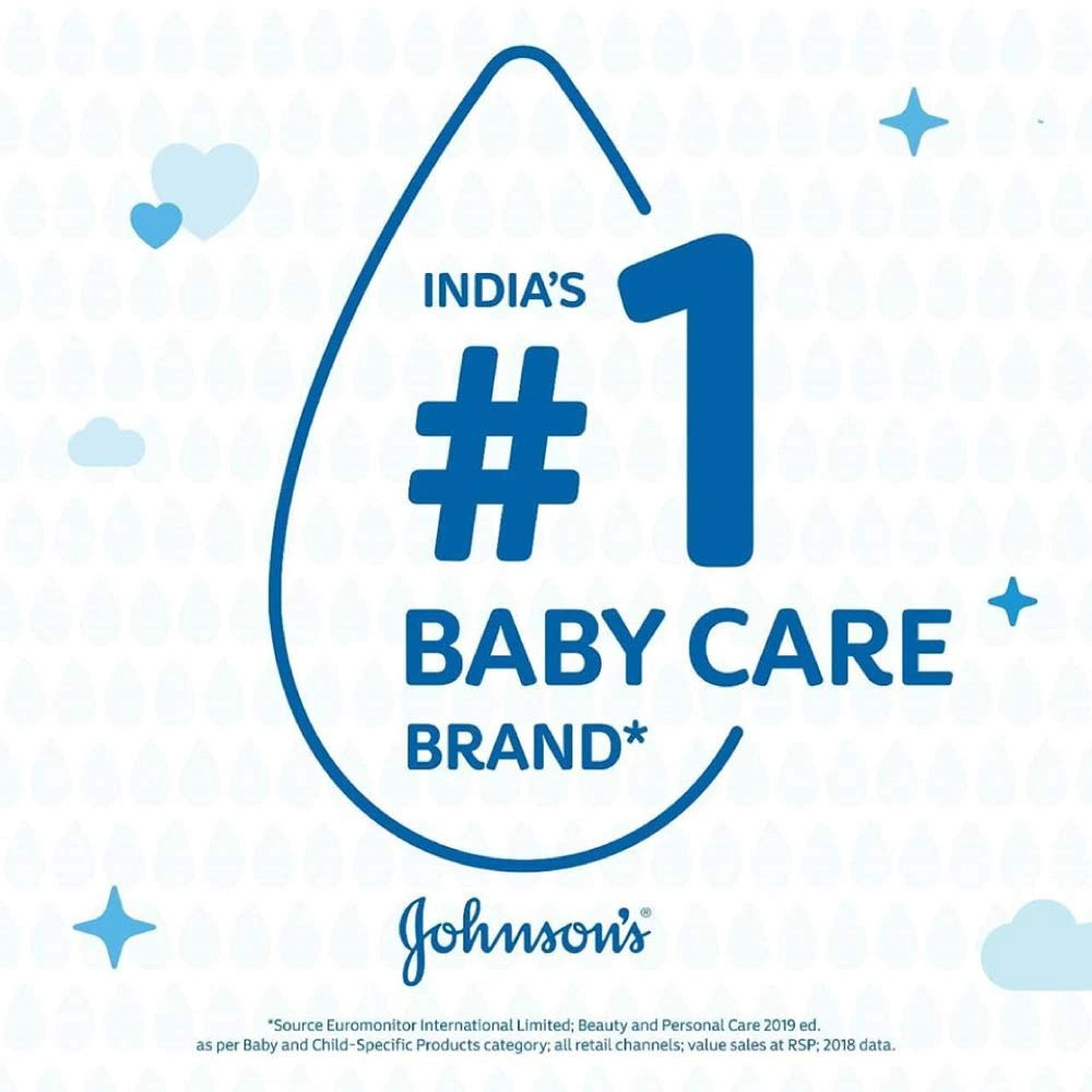 Johnson's Baby Oil, Non-Sticky for easy spread and massage, 200ml-2