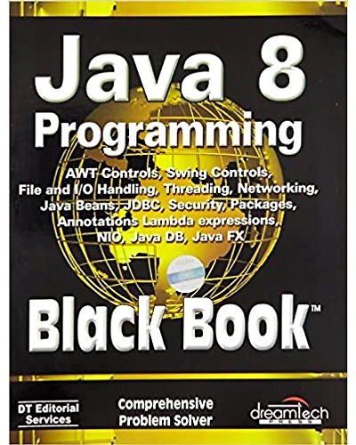Java 8 Programming Black Book Paperback-BOOK015