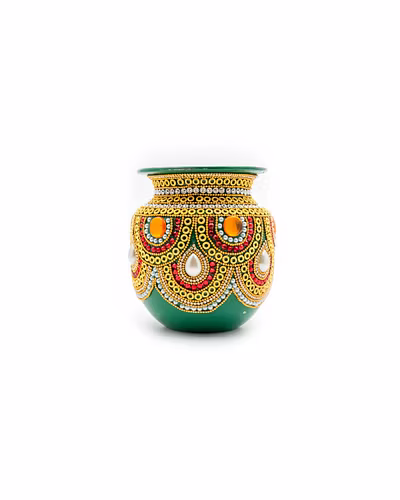 Sri Rudra Decorative Steel Chambu (S)-2