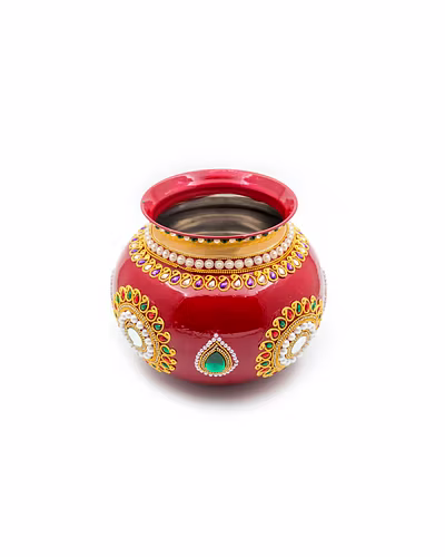 Sri Rudra Decorative Steel Binda-Small-3