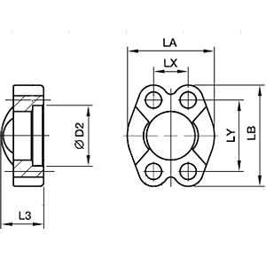SAE CLAMP   MONO FLANGE- 6000 SERIES