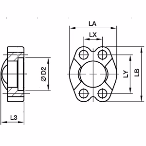 SAE CLAMP   MONO FLANGE- 6000 SERIES