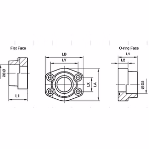 SAE SOCKET WELD FLANGE - STRAIGHT- 3000 Series