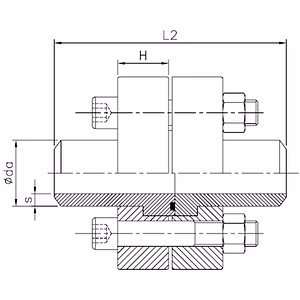 CETOP Butweld Flange Assembly -Series 3 - PN 250