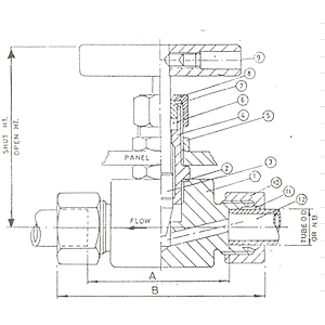 Needle Valve Tube End - Mv