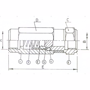 Check Valve Screwed End - Cvr   Cvn
