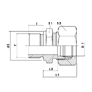 MALE CONNECTOR - GE
