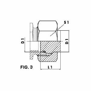 Blanking Nipple with Nut - Fig 3