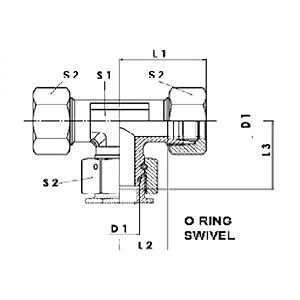 SWIVEL BRANCH TEE - EVT