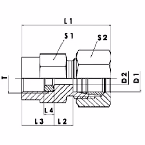 PRESSURE GUAGE CONNECTOR - MAV