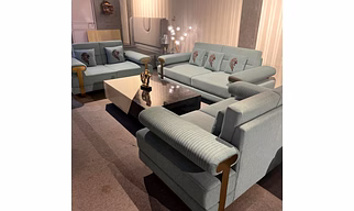 Suede Fabric sofa for Lobby