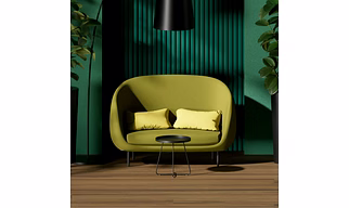 Parrot green 2 Seater Sofa