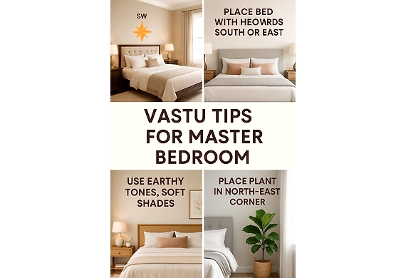 How to Design a Master Bedroom as Per Vastu Shastra ?
