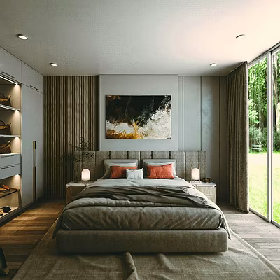 fabric quilted Bed-BEDQLTFB07