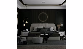 Creme Suede fabric Bed - Luxurious Sleeping Experience and Elegant Design